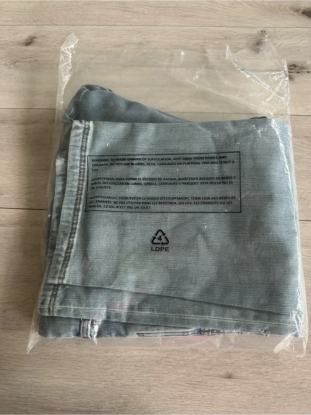 Duluth Ballroom Double Flex Relaxed Fit Jeans Light Wash Denim 46x30 NWT IN PKG